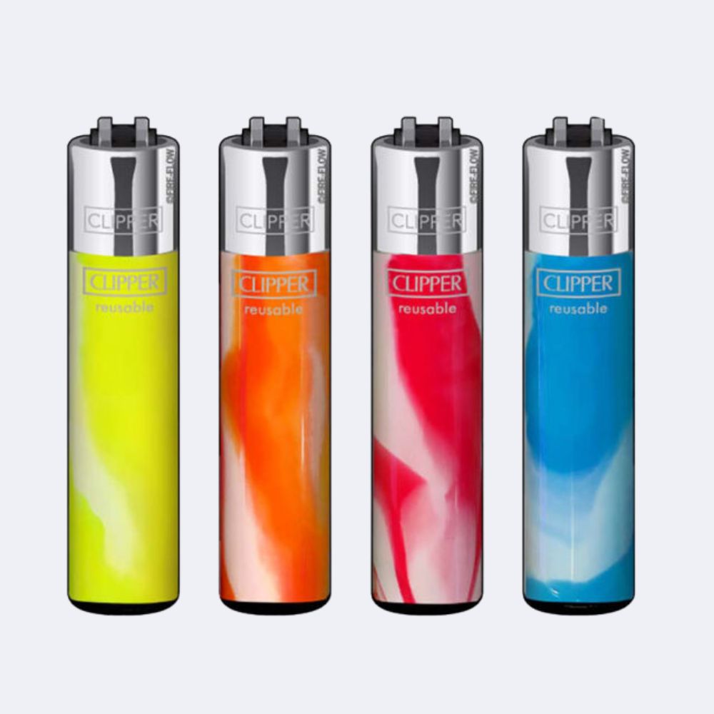 CLIPPER Feuerzeug Fluo Nebula Branded