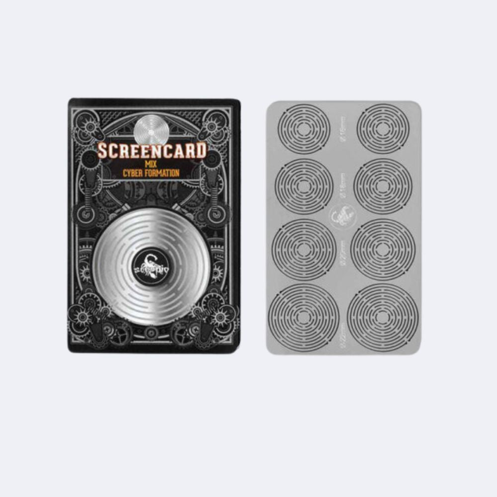 Scorpio Screencard Einlegesiebe Mix 16-22mm