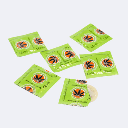 Cannadom Kondom, mit Hanfgeschmack