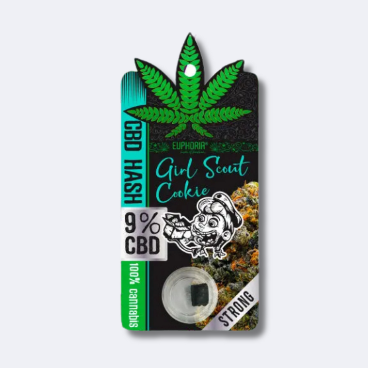 9% CBD Hash "Girl Scout Cookie" 1g