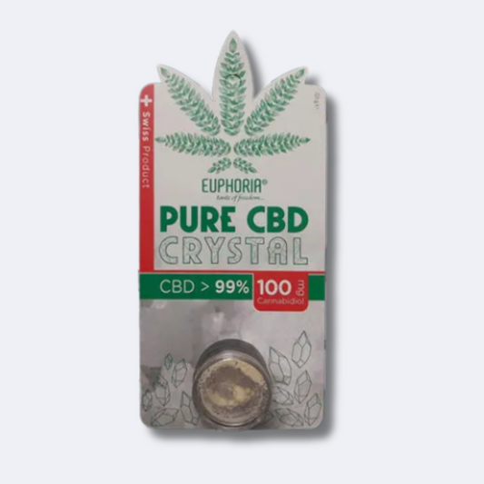 Euphoria Reine CBD Kristalle 100mg - 99% CBD Gehalt