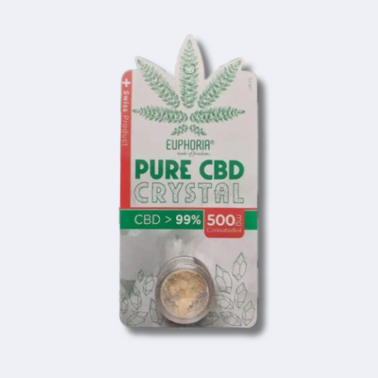 Euphoria Reine CBD Kristalle 500mg - 99% CBD Gehalt