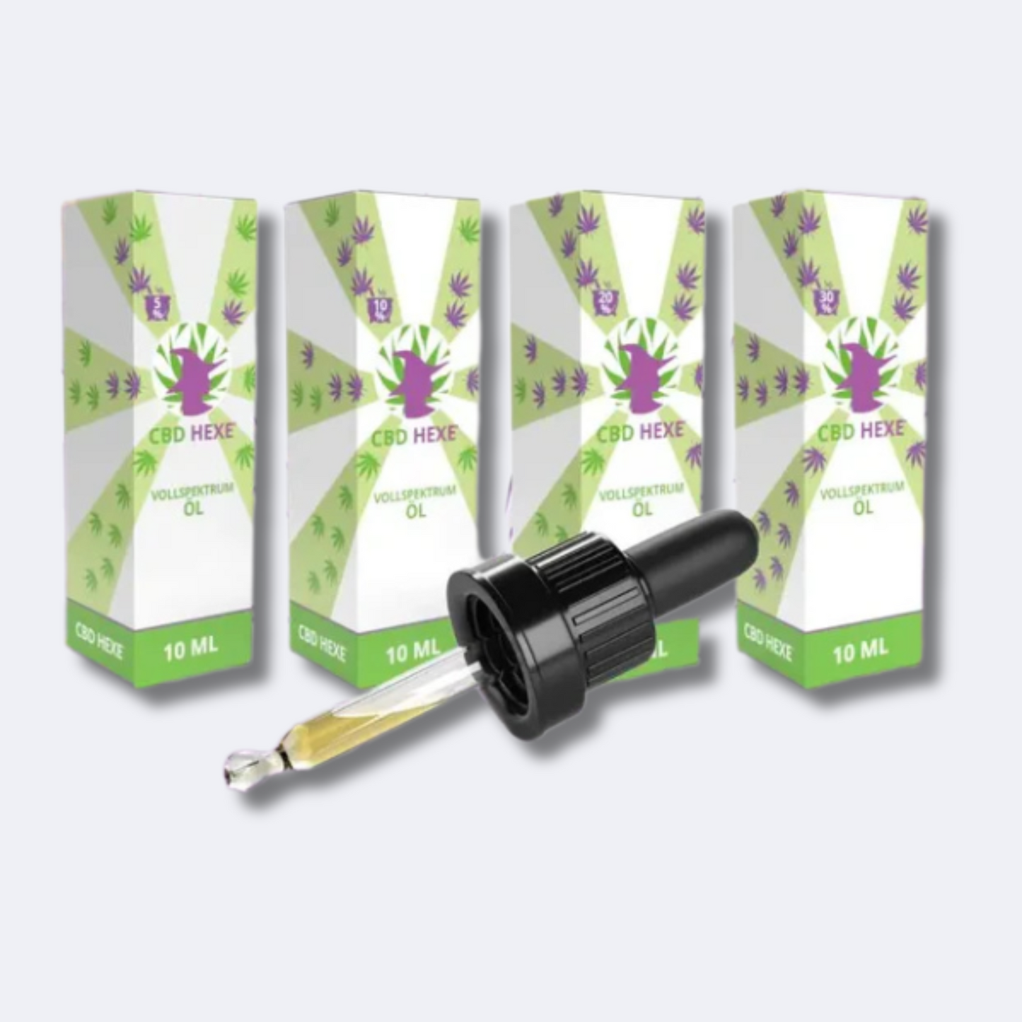 CBD Hexe Vollspektrum Ă–l 5%-30% CBD 10ml