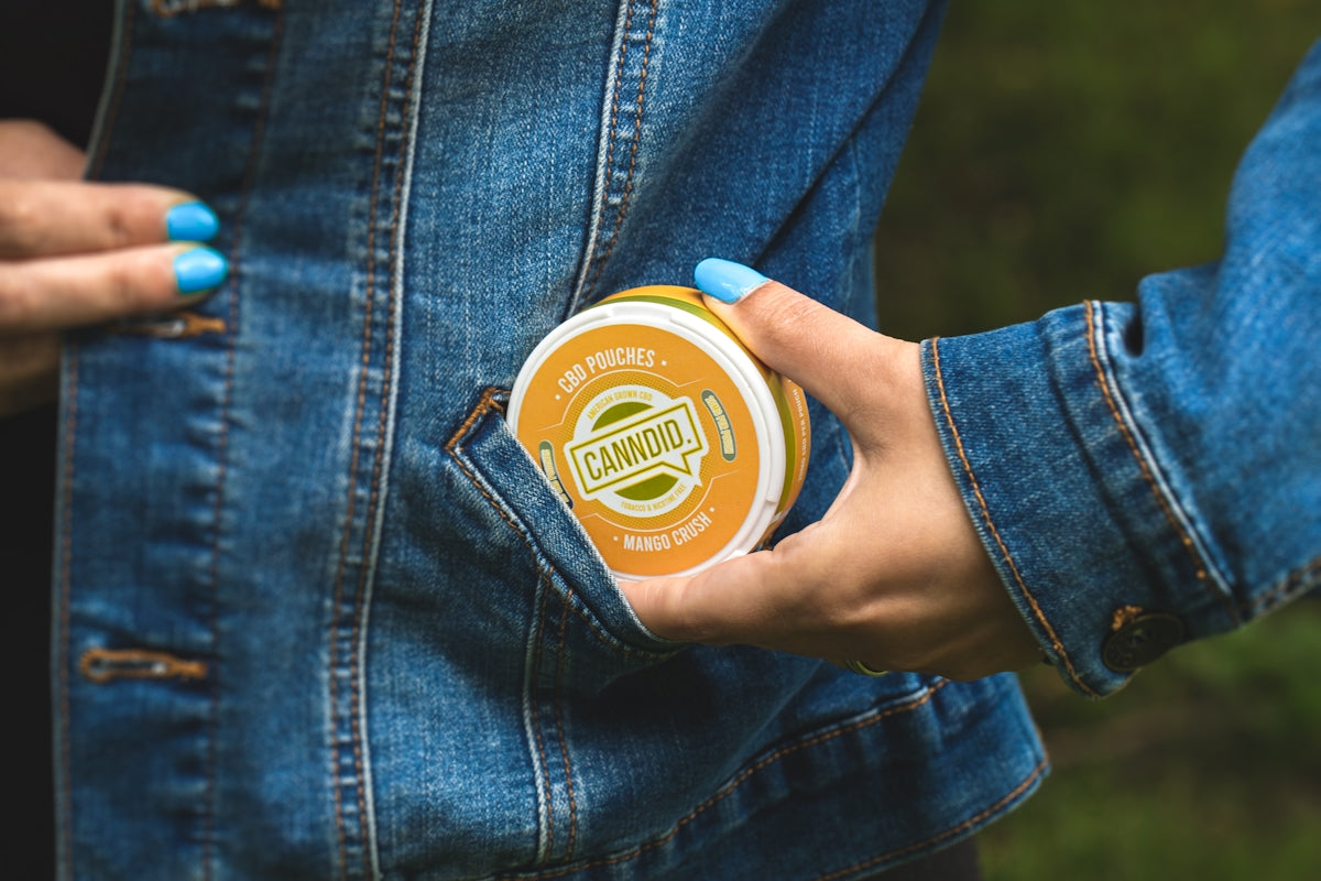 blue and yellow round plastic container