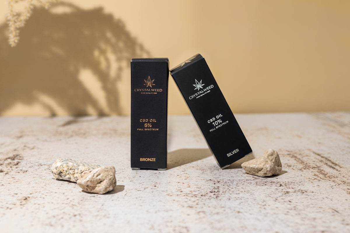 a couple of boxes sitting on top of a table