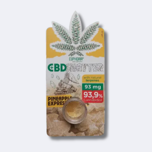 Euphoria Pineapple Express 465 mg CBD Shatter/Kristalle
